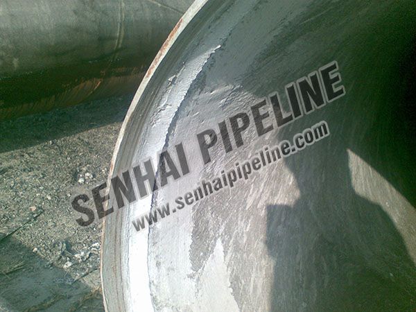 Cement lining pipes